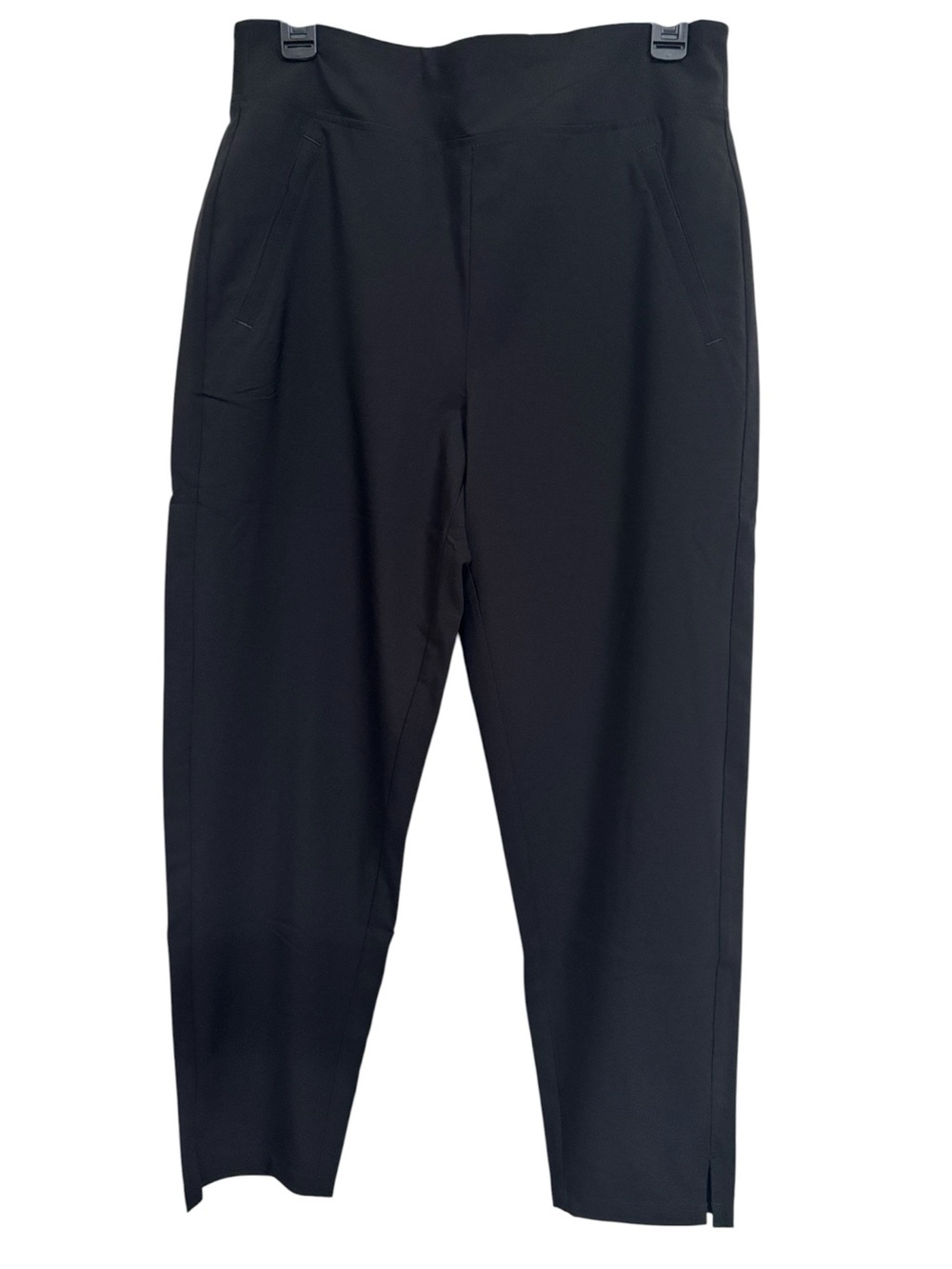 Chico’s Zenergy UPF Neema Soft Knit Ankle Pants in black Outdoor Casual US sz 6